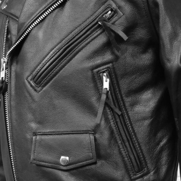 NWT FMC Superstar Men's Motorcycle Leather Jacket - Picture 16 of 16